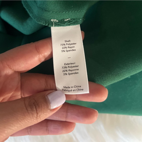 Likely Green Ver Manhattan Smooth Slim Short Sleeve Mini Dress Bodycon Size 6 - Picture 5 of 8